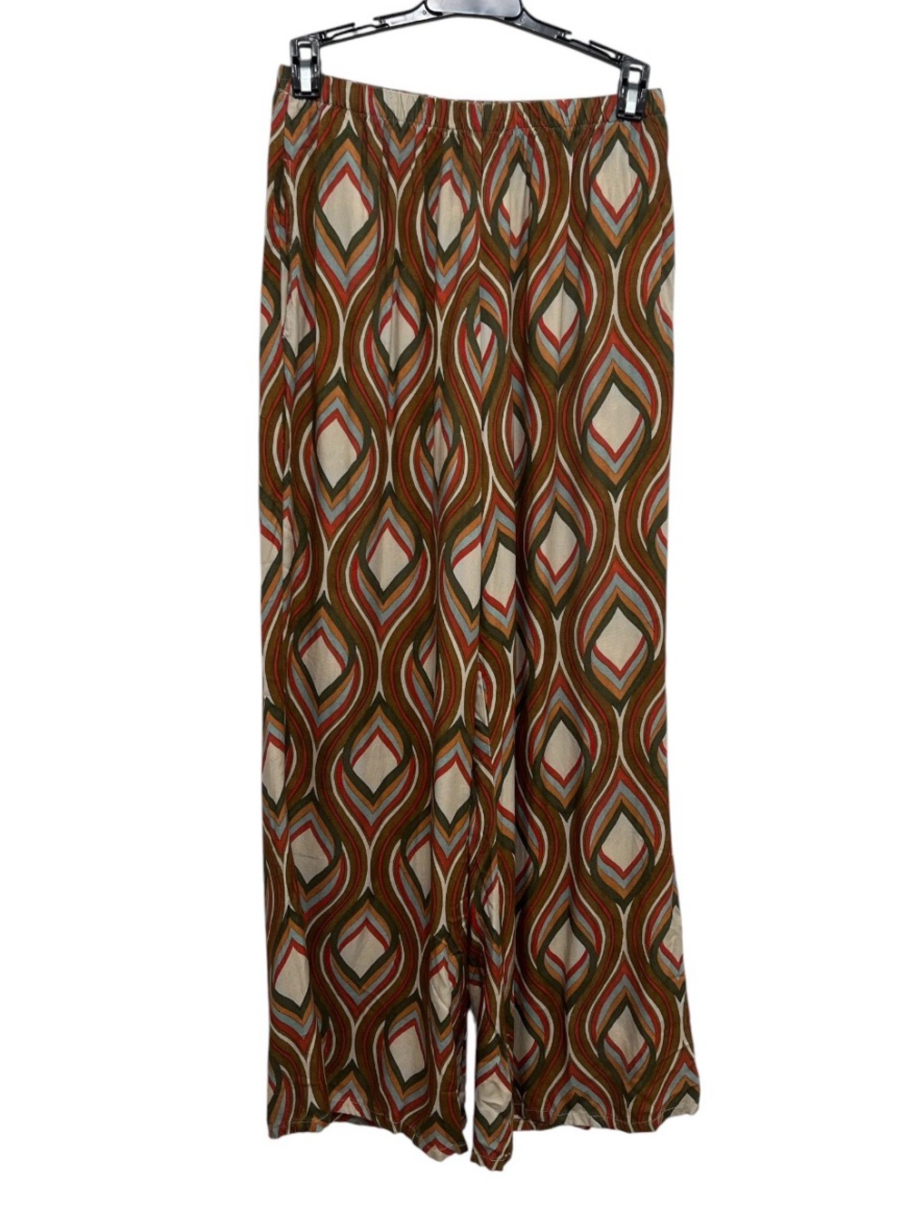 Bryn Walker Osca Mod Geo Woven Wide Leg Pants Size Small Retro Boho - Picture 3 of 9